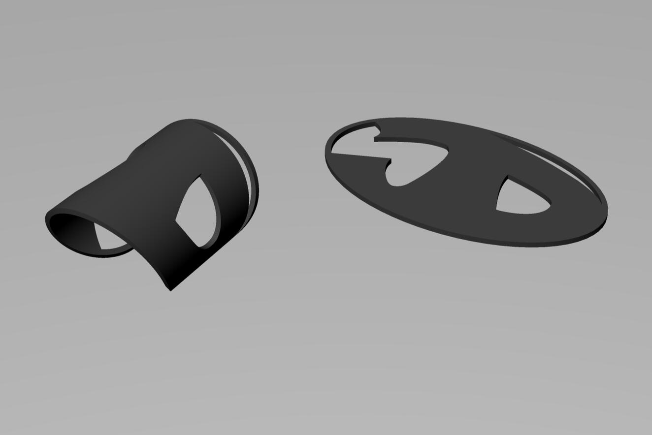 3DM: Initials cuff brace